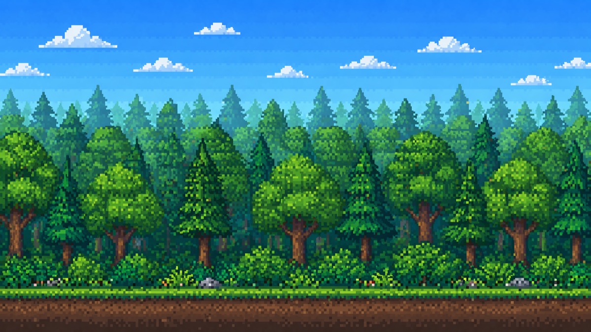 Forest world gameplay
